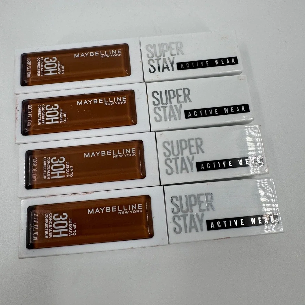 Lot of 4 Maybelline Super Stay Active Wear Concealer‎ Shade 57 30H Full Coverage